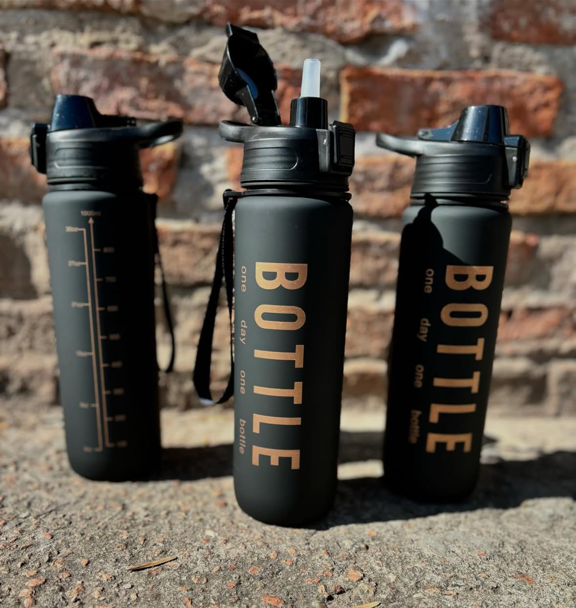 1 Liter Water Bottle Motivational Sport Water Bottle Leakproof Drinking Bottles Travel Outdoor Gym Fitness Jugs For Kitchen