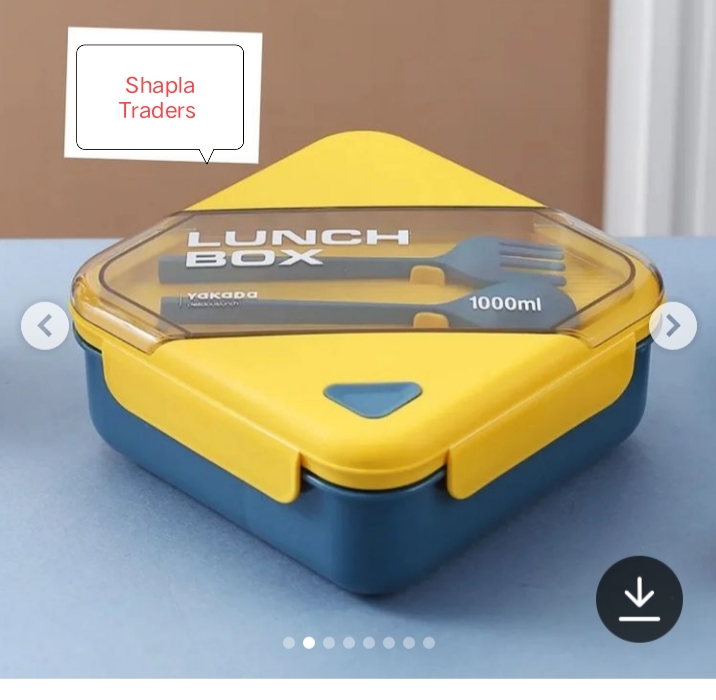Lunch Box With Cutlery 750ml