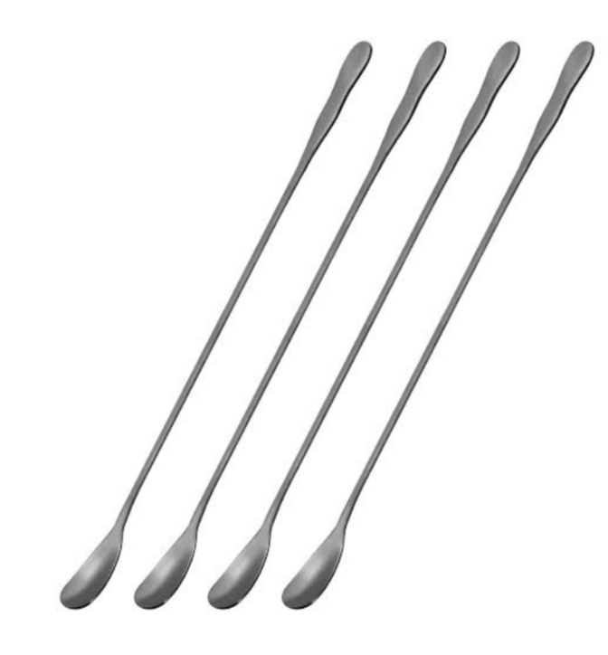 Achar Spoon/Long Handle Steel Spoon/Pickle Spoon-1/3 Pieces-23cm/9 Inch – Chopsticks